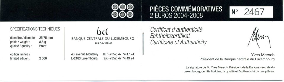2 Euro PP (1. PP-Set 2004-2008)