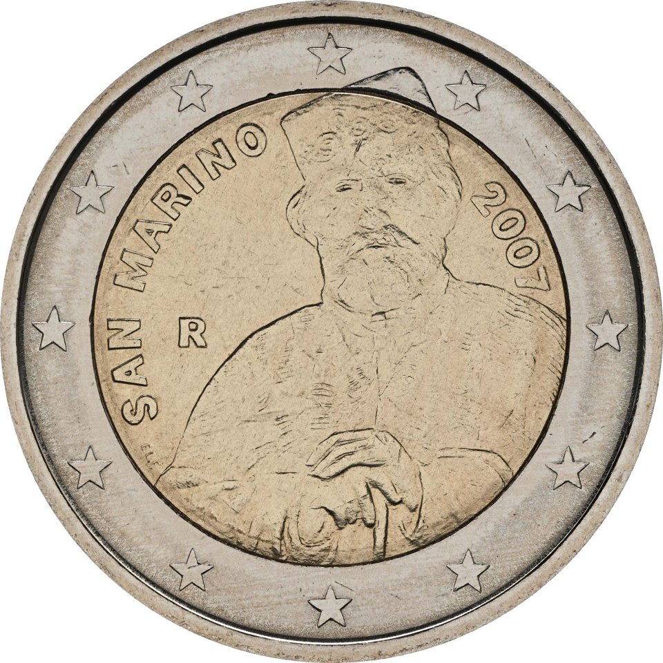 San Marino 2007 200. Geb. Giuseppe Garibaldi – Rückseite