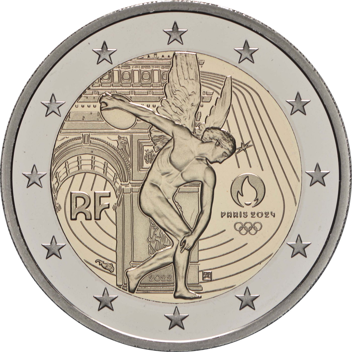 2 Euro Espelhado
