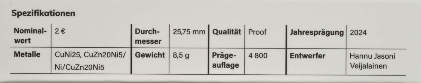 2 Euro Prova – Emissão 1