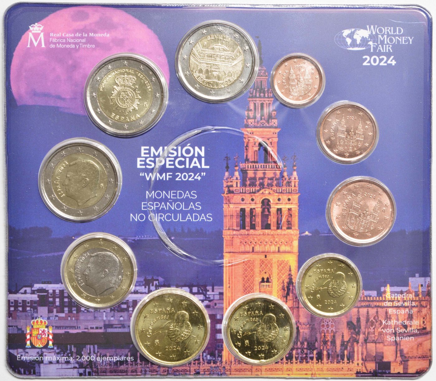 Set de monedas circulantes BU – Emisión para la WMF 2024