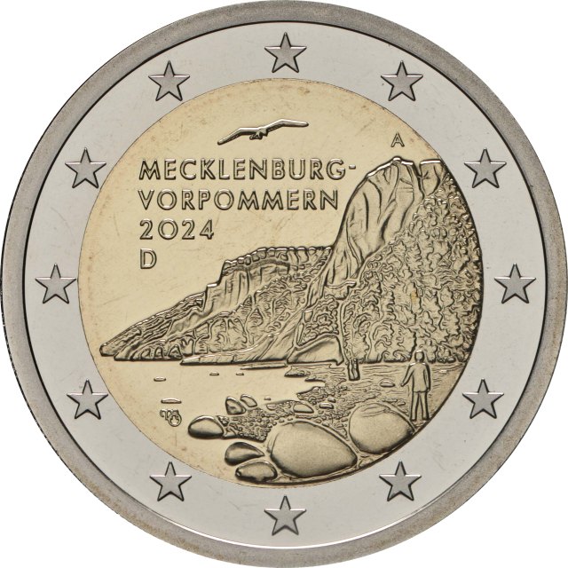 2 Euro PP in WMF Coincard mit Unterschrift des Designers