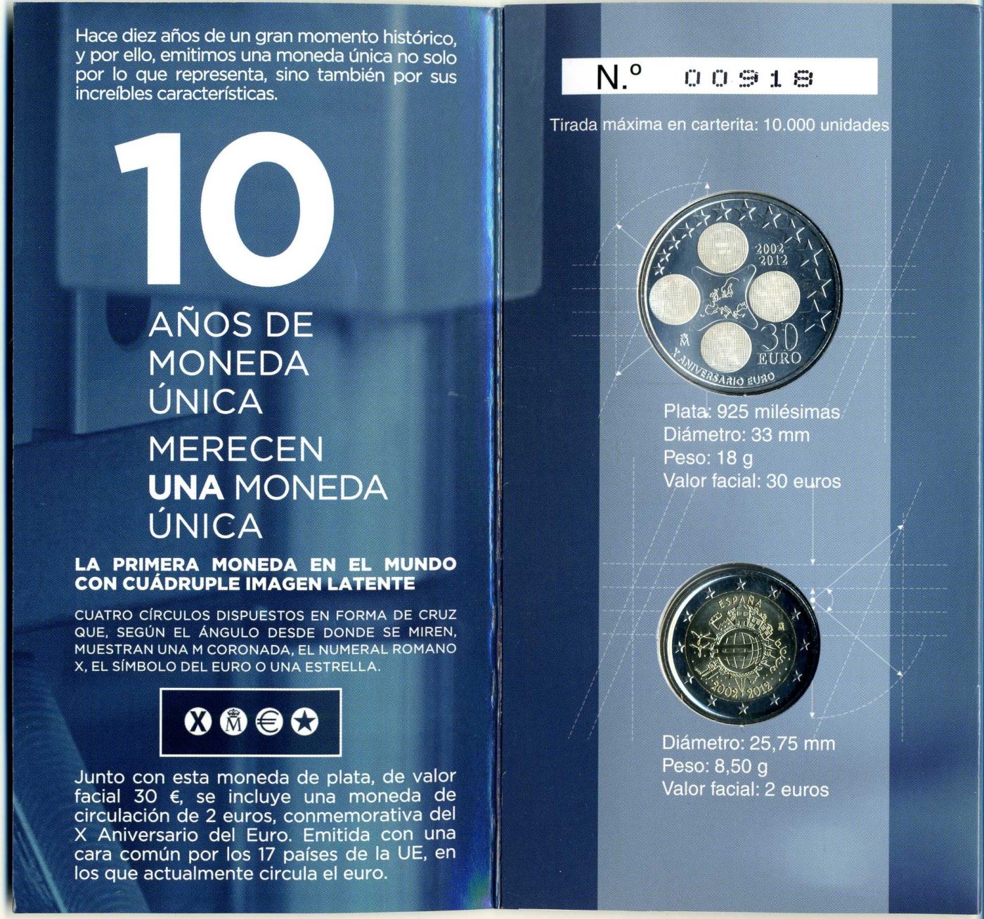 Blister BNC (30 € + 2 €)