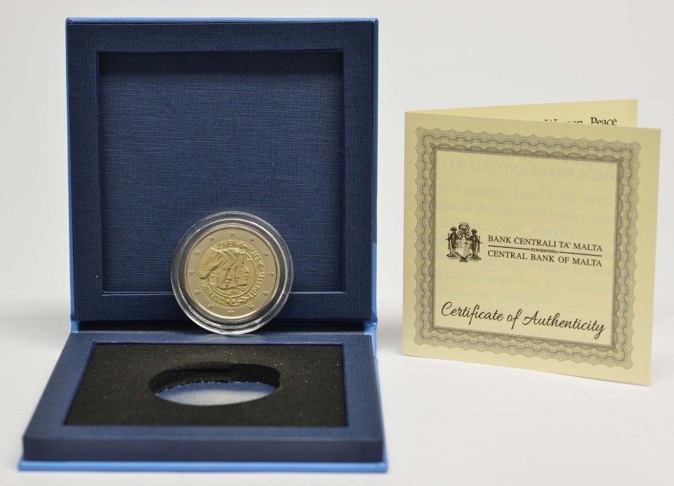 2 Euro BU im Etui