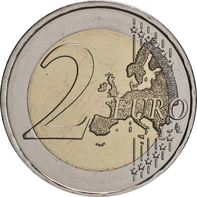 2 Euro BU in Kapsel