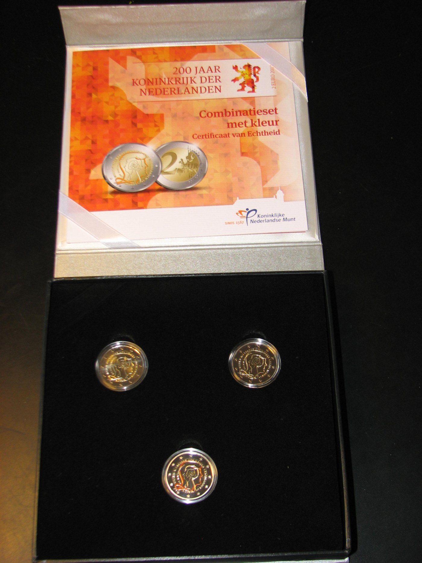 2 euros proof, set combinado