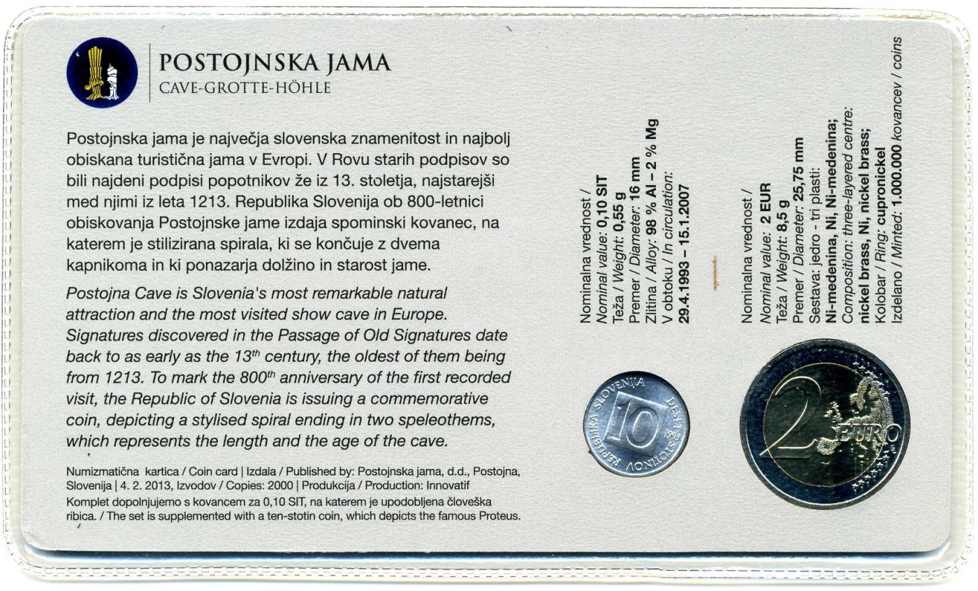 Coincard da Postojska Jama