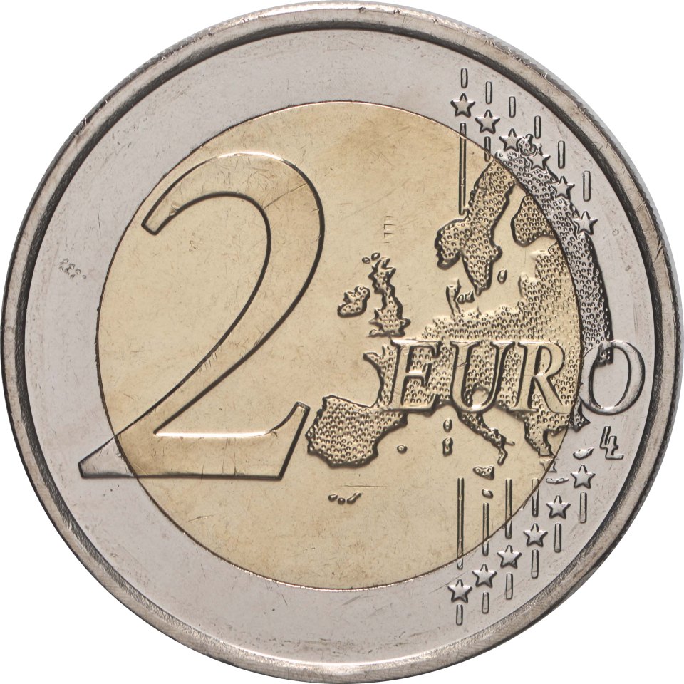 2 Euro Stgl./BU – R.