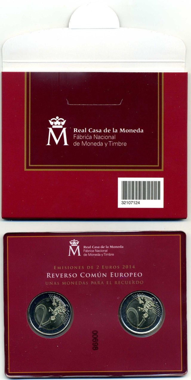 Coincard mit 2 x 2 €