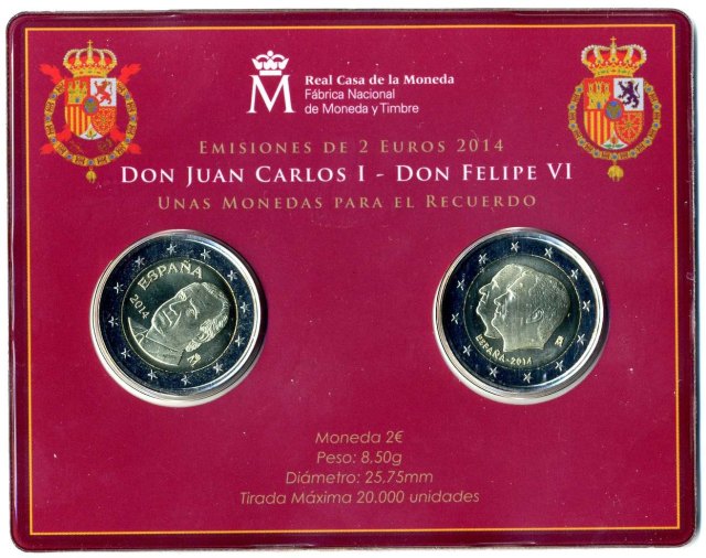 Coincard mit 2 x 2 €