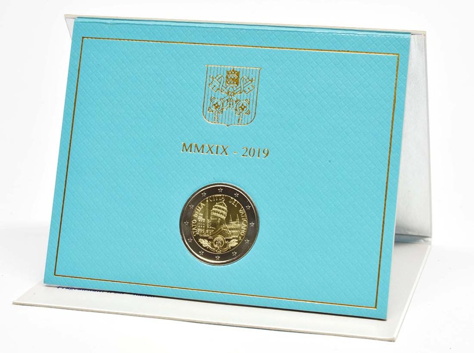 Vatikan 2019 – 90 Jahre Vatikanstadt · 2-Euro-Gedenkmünze
