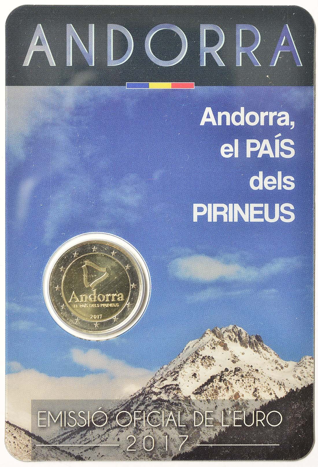 Andorra 2017 – Šalis Pirėnuose · 2 eurų proginė moneta