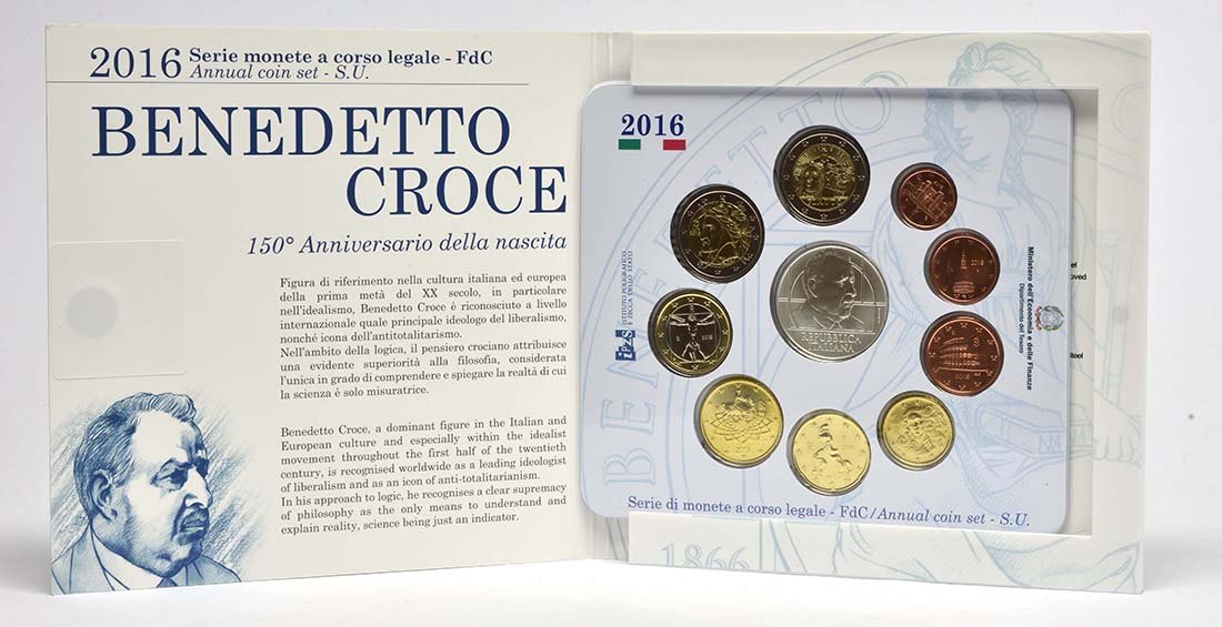 Série anual FDC com 5 €
