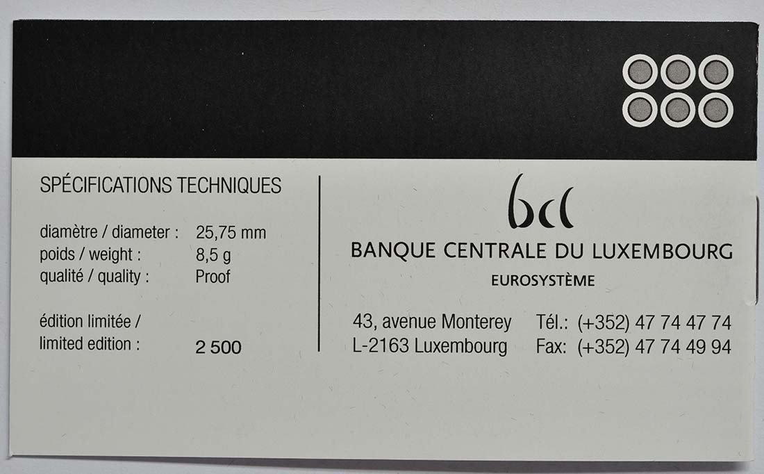 2 euros proof (3.er set proof 2013-2015)