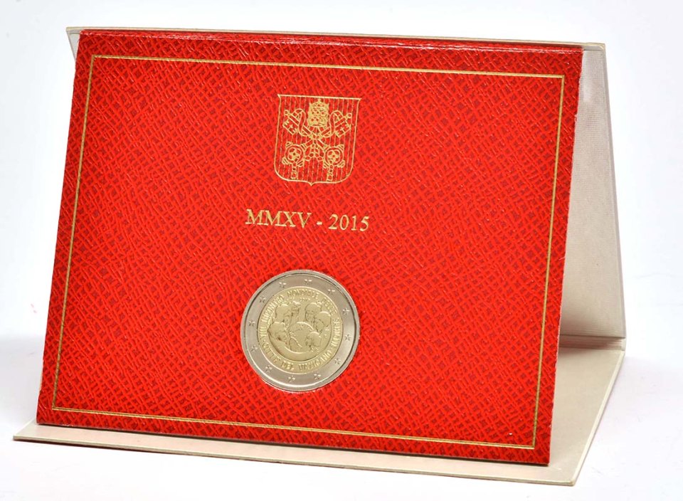 Vatikan 2015 – VIII. Weltfamilientreffen Philadelphia · 2-Euro-Gedenkmünze