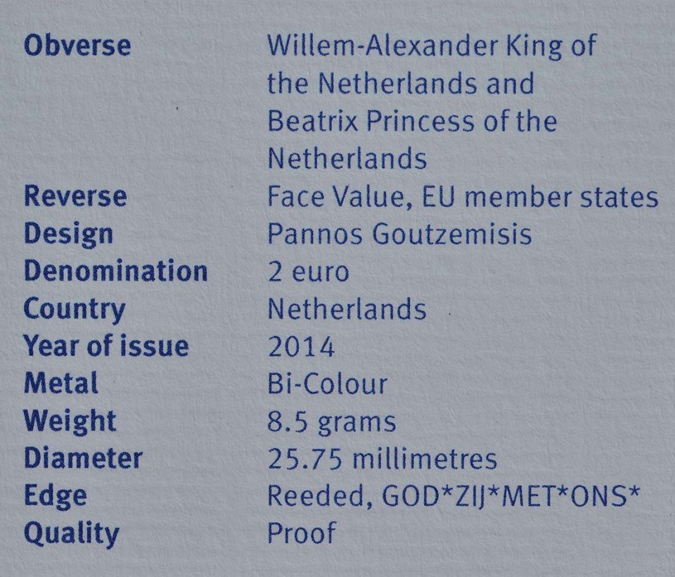 2 Euro PP – Ausgabe 1