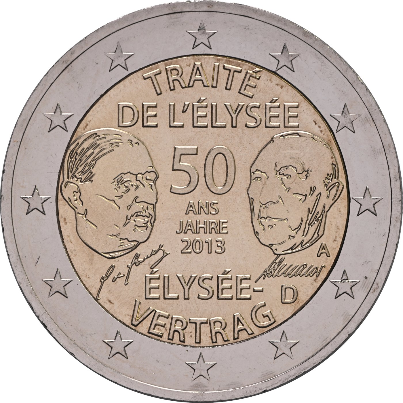 2 eurot briljantlõige/BU