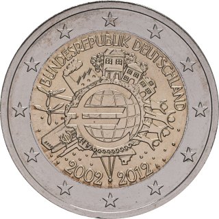 Alemanha 2012 – 10 anos de numerário EURO