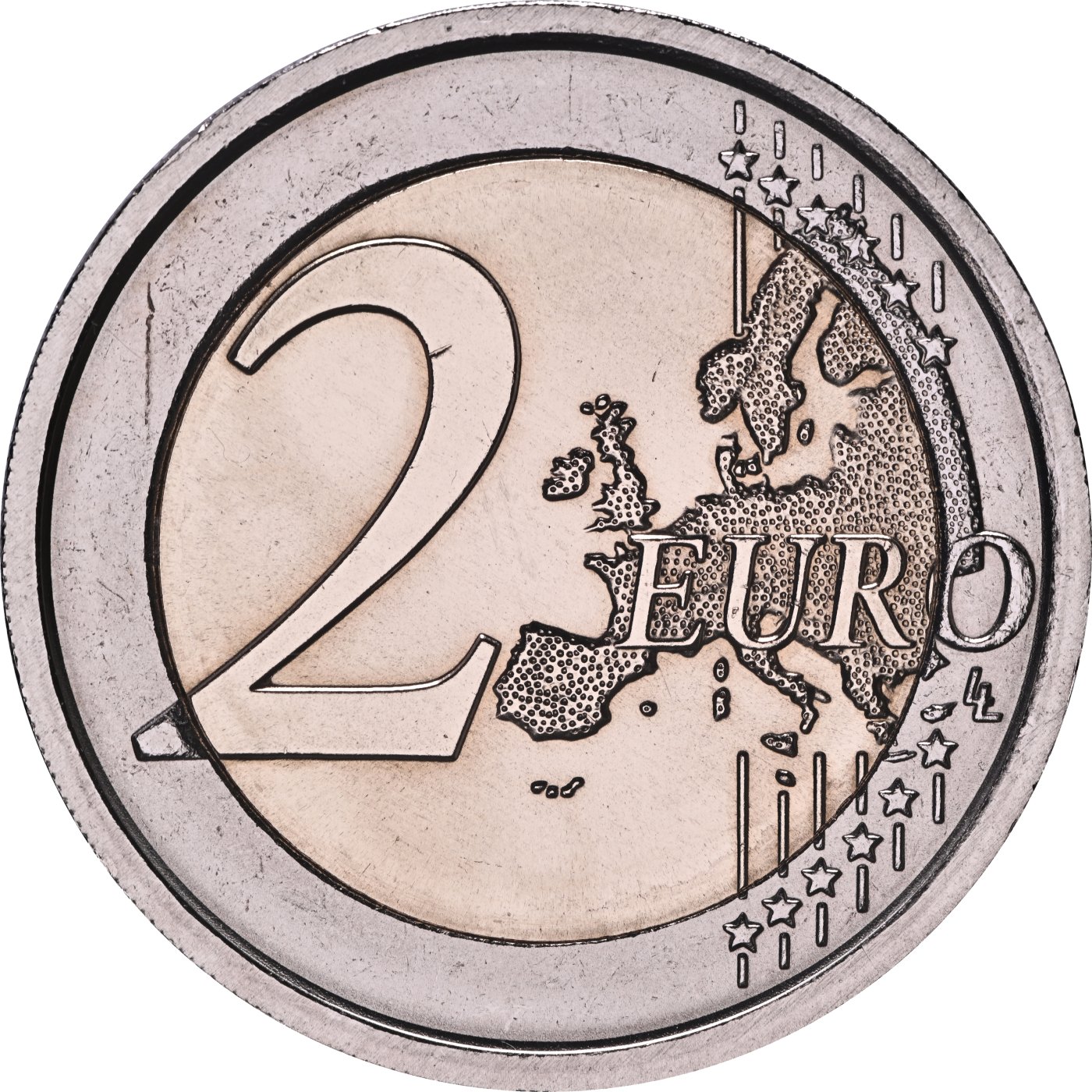 Италия 2011 – 150 години от обединението на Италия · Възпоменателна монета от 2 евро Аверс