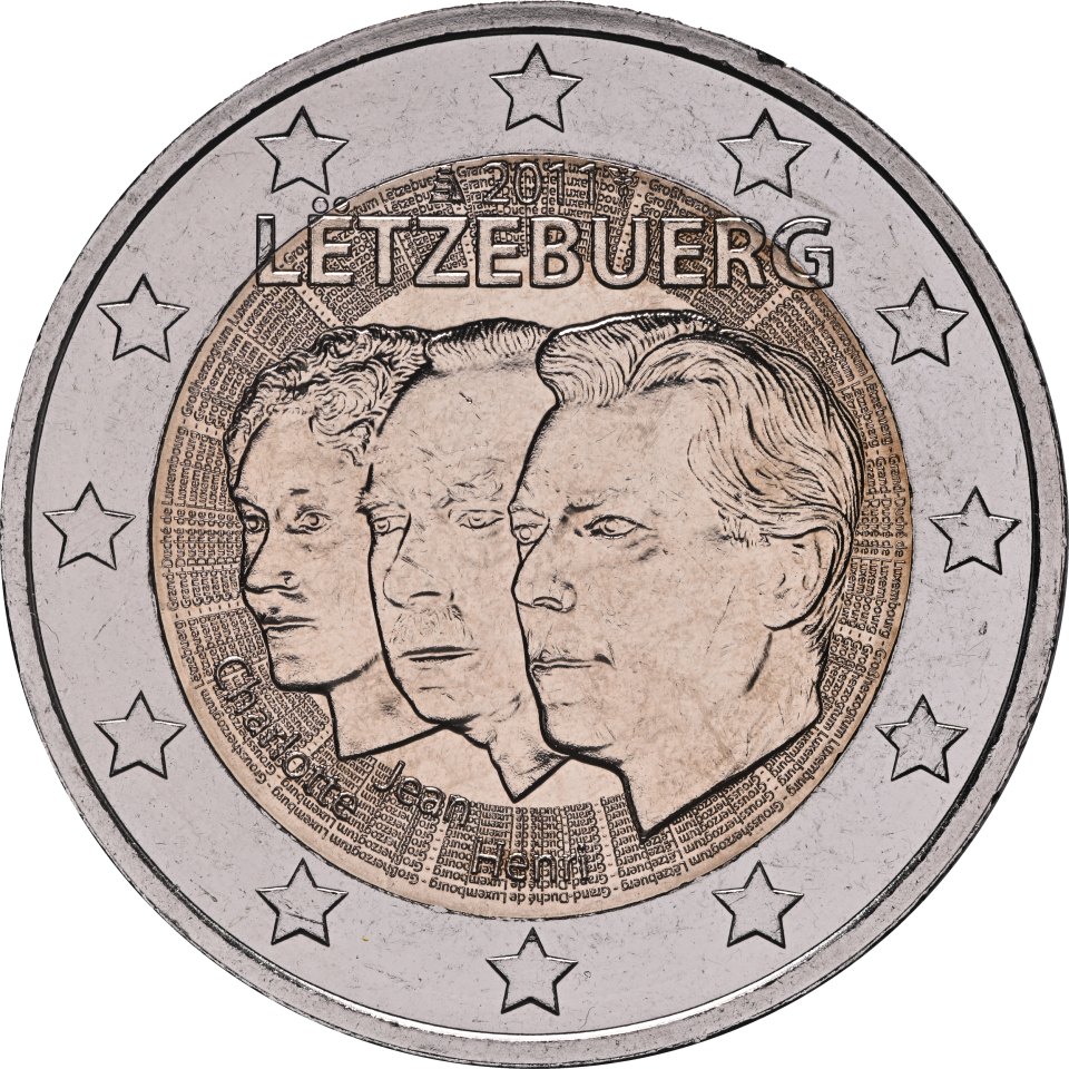 Luxemburg 2011 Jean du Luxembourg – Rückseite