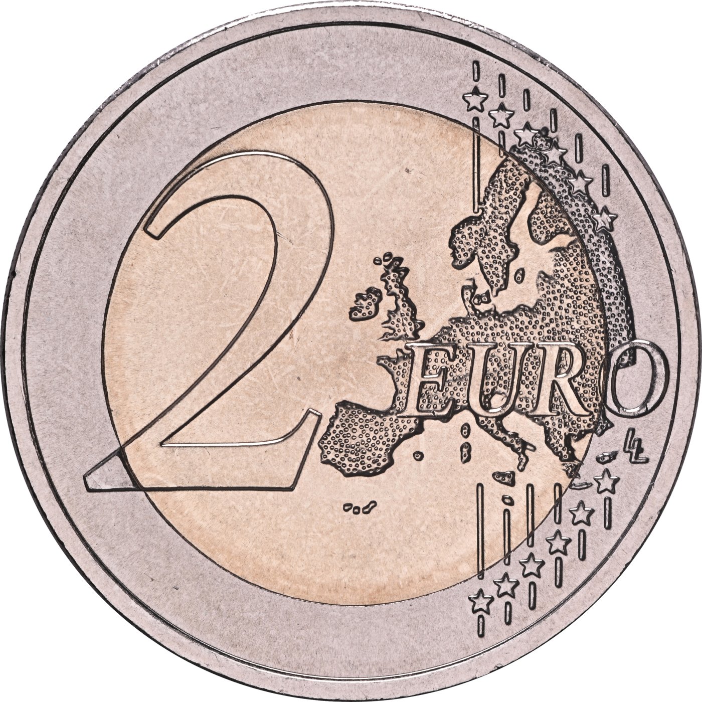Словакия 2011 – 20 години от споразумението Visegrád · Възпоменателна монета от 2 евро Аверс