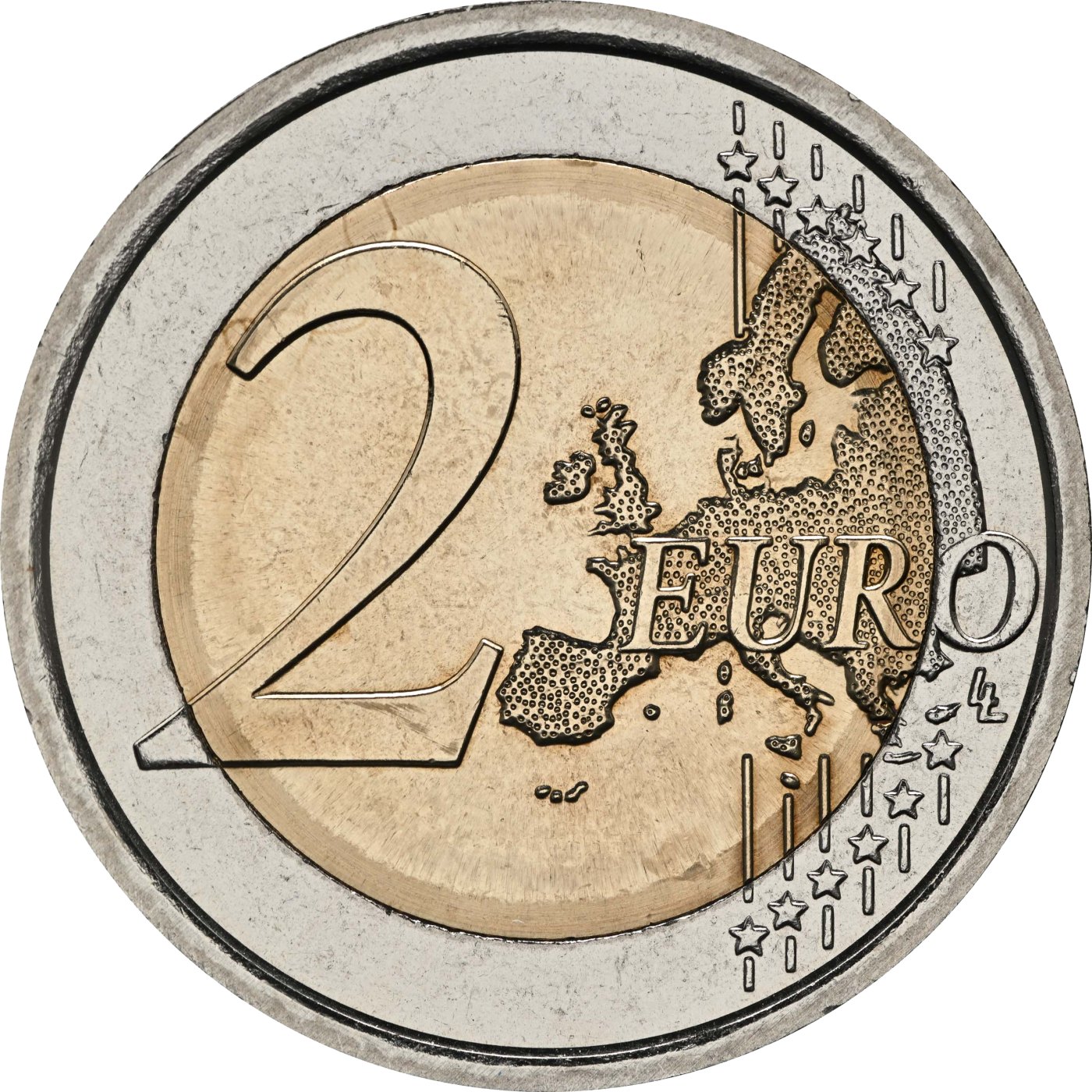 Vaticaan 2010 – Jaar van de Priester · 2-euroherdenkingsmunt Voorzijde