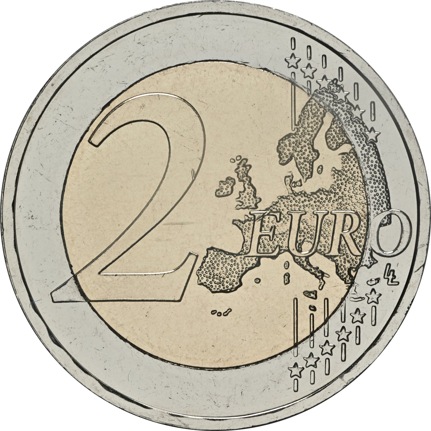 Allemagne 2010 – Brême, hôtel de ville avec Roland · Pièce commémorative de 2 euros Avers