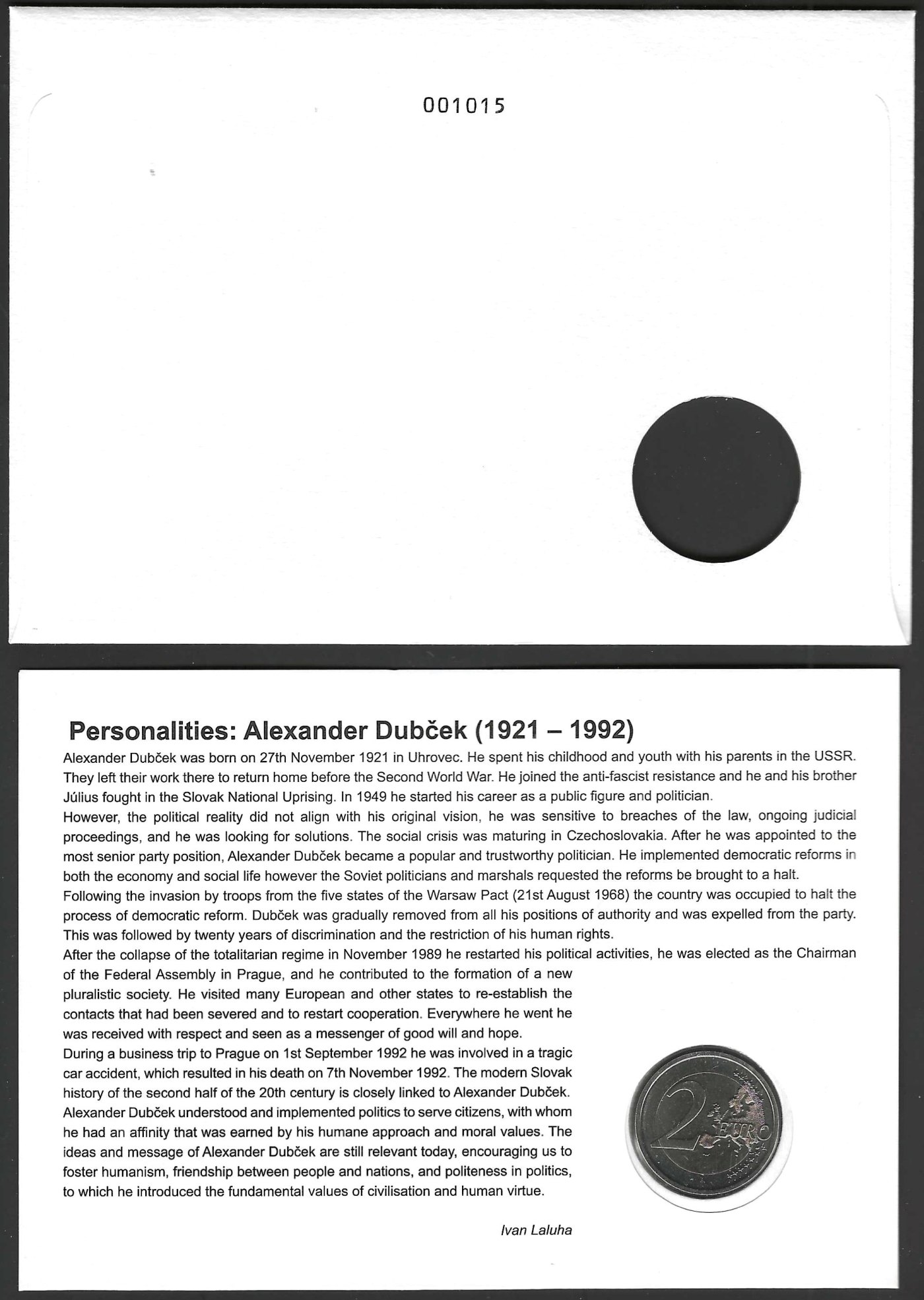 Sobre numismático