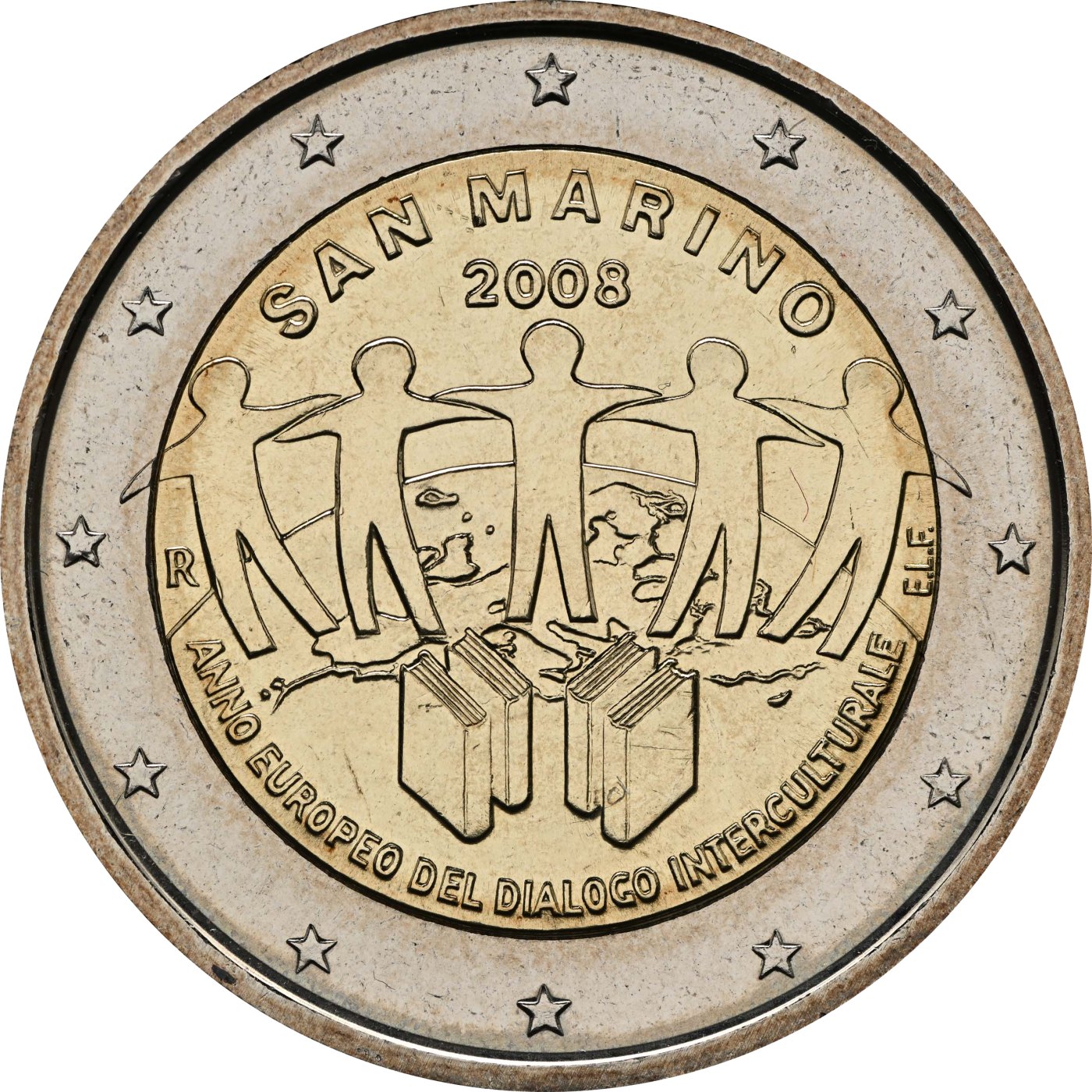 San Marino 2008 Europ. J. d. interkulturellen Dialogs – Rückseite