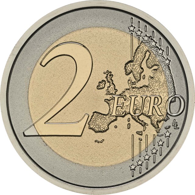 2 Euro Reverse Proof