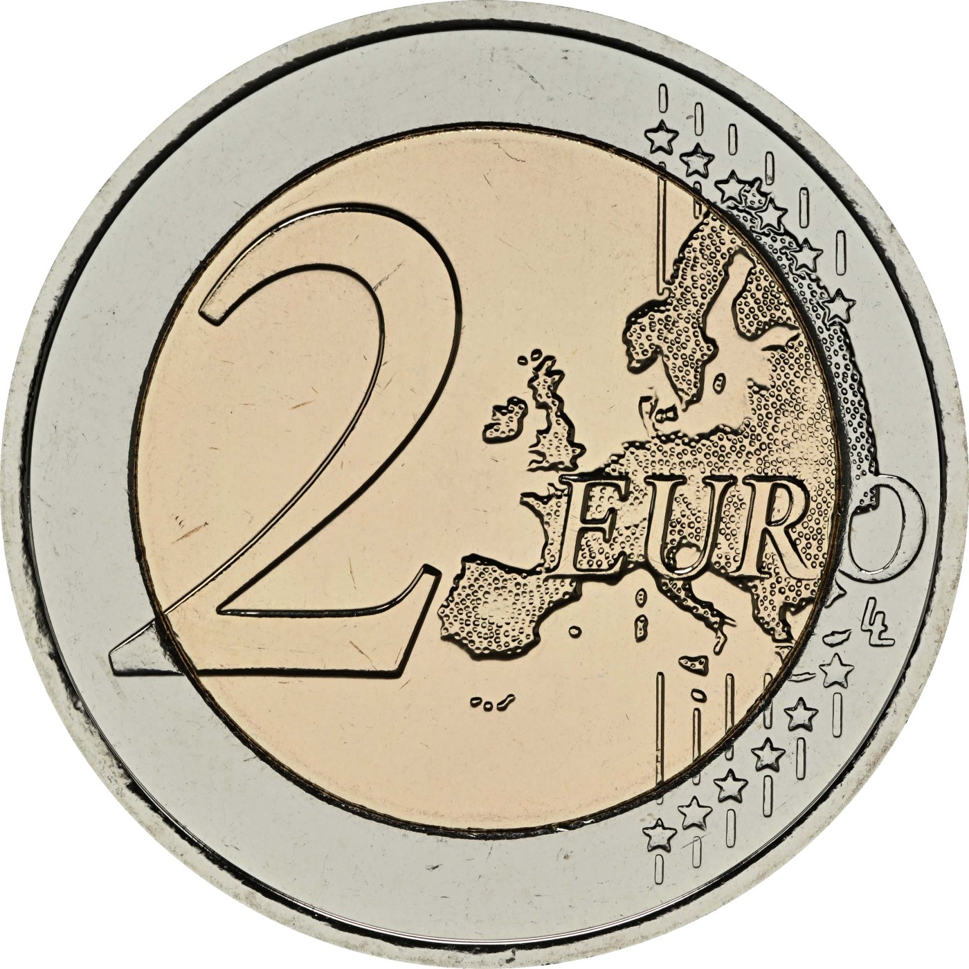 Belgium 2026 – 50 years of the National Geographic Institute, 200 years of the Royal Observatory of Belgium · 2 Euro commemorative coin Obverse