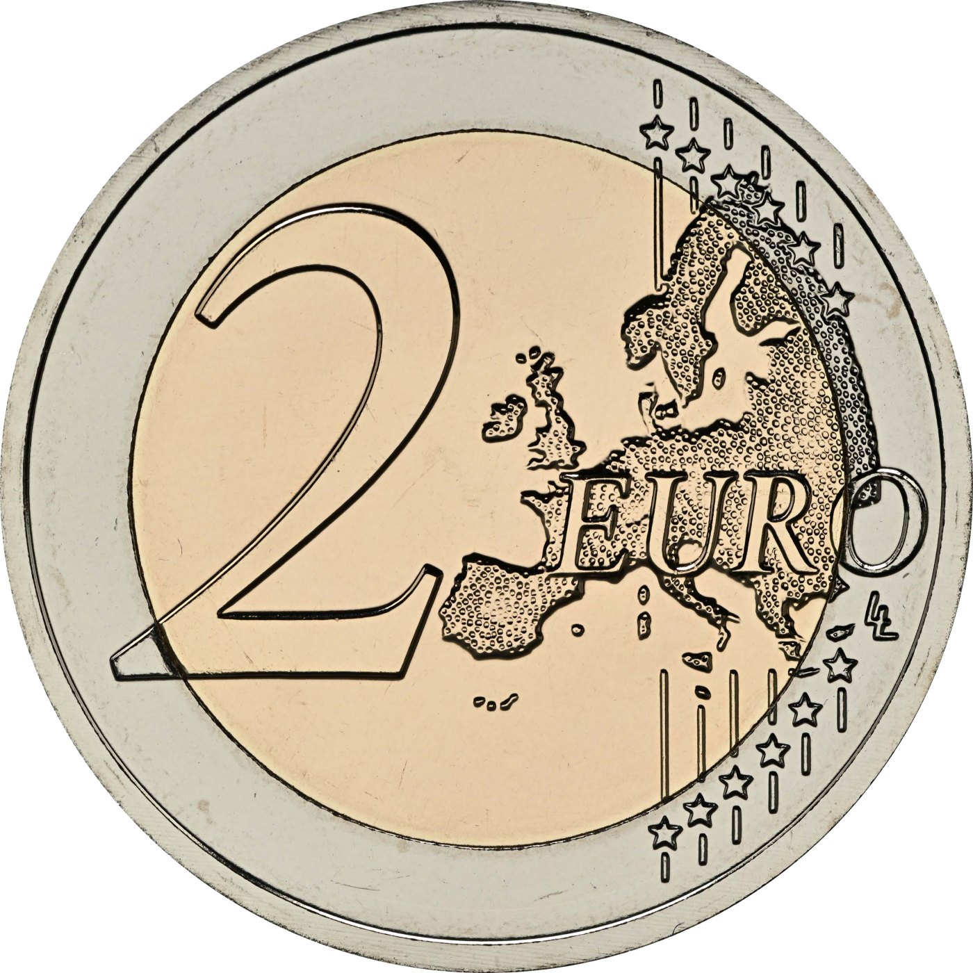 Irland 2026 – 50 Jahre irische Rockband U2 · 2-Euro-Gedenkmünze Vorderseite