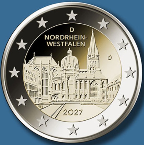 Nemčija 2027 – Severno Porenje - Vestfalija – Aachenska stolnica (serija: zvezne dežele II, 5. izdaja)