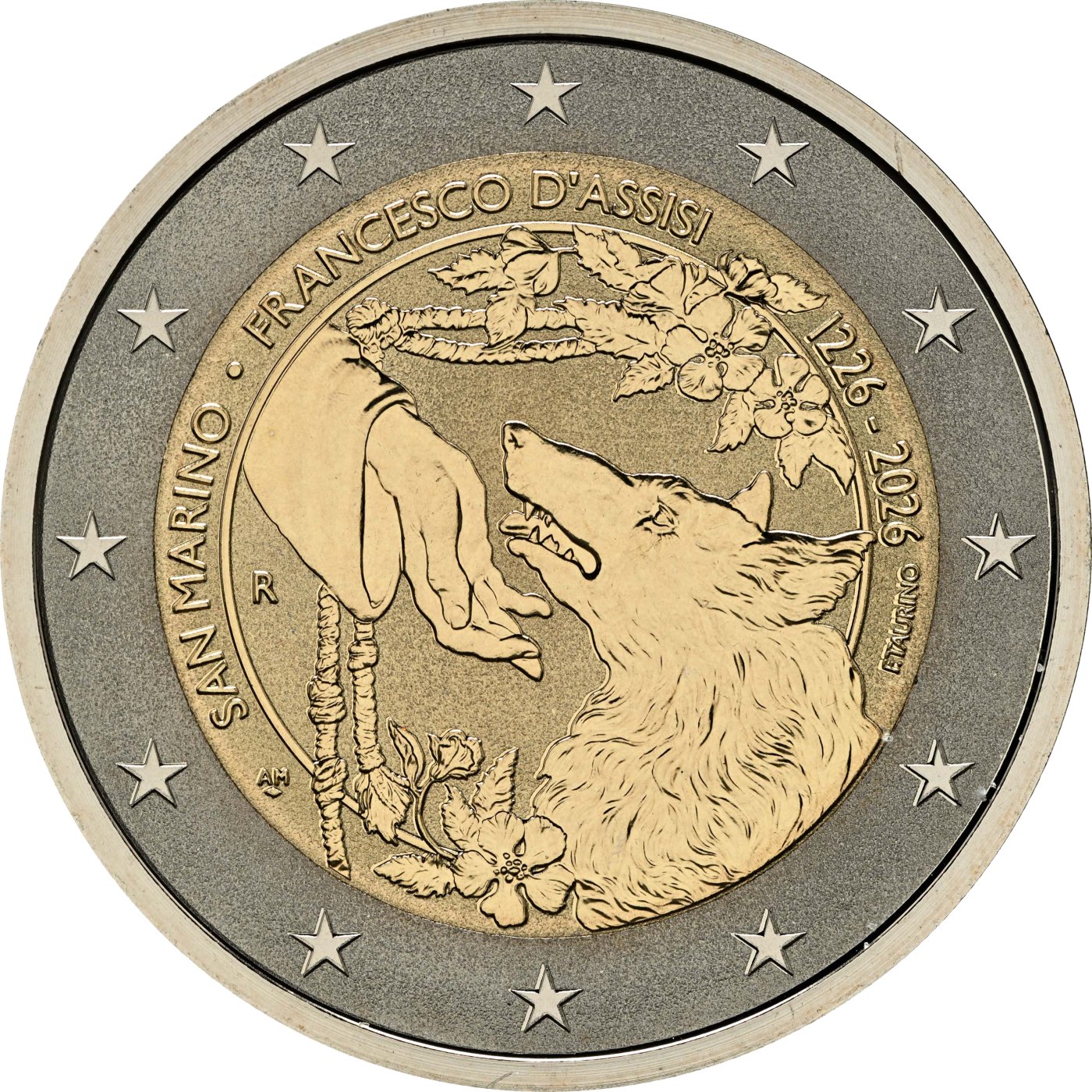 2 Euro Proof Reverse
